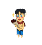 Little boy country（個別スタンプ：7）