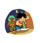 Little boy country（個別スタンプ：34）