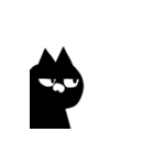 ねこ(くろ)2（個別スタンプ：14）