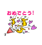 幸せの黄色いタツノオトシゴ（個別スタンプ：38）