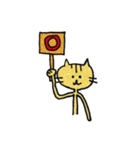 ひょろひょろねこ よく使う（個別スタンプ：5）