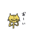 ひょろひょろねこ よく使う（個別スタンプ：19）