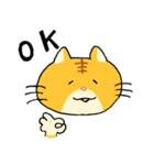 ゆる猫 茶トラ（個別スタンプ：2）