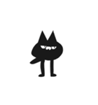ねこ(くろ)（個別スタンプ：14）