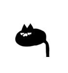 ねこ(くろ)（個別スタンプ：38）