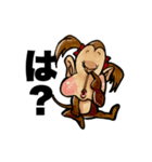 熊本弁ver.絵描きゴリラgoriking（個別スタンプ：14）