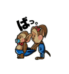 熊本弁ver.絵描きゴリラgoriking（個別スタンプ：16）