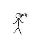 手書き！ 棒人間スタンプ（個別スタンプ：7）