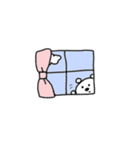 シンプル表情くま。（個別スタンプ：4）