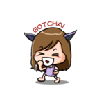 Adorable Girl - nekomimi（個別スタンプ：6）
