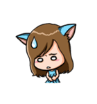 Adorable Girl - nekomimi（個別スタンプ：9）
