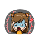 Adorable Girl - nekomimi（個別スタンプ：10）