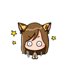 Adorable Girl - nekomimi（個別スタンプ：20）