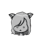 Adorable Girl - nekomimi（個別スタンプ：21）