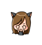 Adorable Girl - nekomimi（個別スタンプ：30）