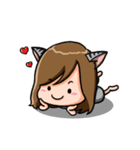 Adorable Girl - nekomimi（個別スタンプ：33）