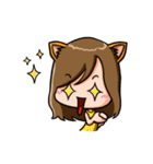 Adorable Girl - nekomimi（個別スタンプ：34）