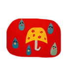 色画用紙すたんぷ（個別スタンプ：3）