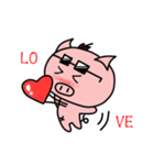 Sunglasses Pig（個別スタンプ：3）