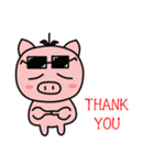 Sunglasses Pig（個別スタンプ：10）