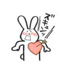 うさちん。（個別スタンプ：34）