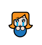 Square Salarywoman（個別スタンプ：11）