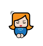 Square Salarywoman（個別スタンプ：12）