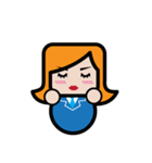 Square Salarywoman（個別スタンプ：16）