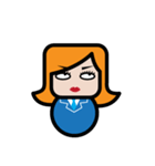 Square Salarywoman（個別スタンプ：20）