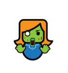 Square Salarywoman（個別スタンプ：25）