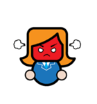 Square Salarywoman（個別スタンプ：26）