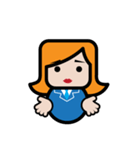 Square Salarywoman（個別スタンプ：30）