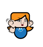 Square Salarywoman（個別スタンプ：31）