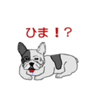 フレンチブルドッグによる24の会話（個別スタンプ：10）