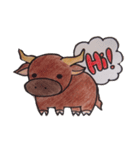 牛のボウちゃん（個別スタンプ：1）