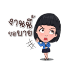 Office Sales Girl（個別スタンプ：6）