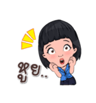 Office Sales Girl（個別スタンプ：12）