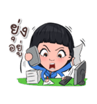 Office Sales Girl（個別スタンプ：16）