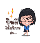 Office Sales Girl（個別スタンプ：19）