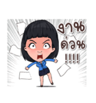 Office Sales Girl（個別スタンプ：26）