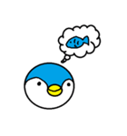 水色ペンギンのペンペン（個別スタンプ：3）