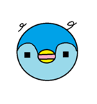 水色ペンギンのペンペン（個別スタンプ：21）
