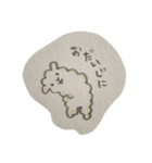 うさ屋さんスタンプアルパカ入り（個別スタンプ：2）