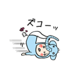 ゾウin人間(被り物)（個別スタンプ：16）