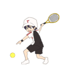 テニスっ子⭐︎（個別スタンプ：1）