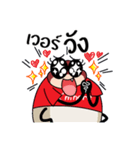 Tick on the dog's ear（個別スタンプ：33）