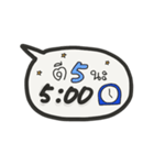 タイ語で時間を伝えるスタンプ（AM）（個別スタンプ：11）