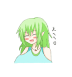 感情豊かなエルフ娘（個別スタンプ：3）