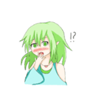 感情豊かなエルフ娘（個別スタンプ：4）