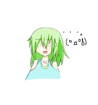 感情豊かなエルフ娘（個別スタンプ：11）